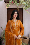 MUSHQ KHAAS -Unstitched-3Pc Embroidered Cotton Suit