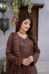 MUSHQ KHAAS -Unstitched-3Pc Embroidered Cotton Suit