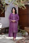 MUSHQ KHAAS -Unstitched-3Pc Embroidered Cotton Suit