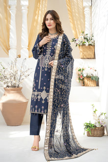  NAYAB-Unstitched-3Pc Cotton Embroidered Suit