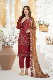  NAYAB-Unstitched-3Pc Cotton Embroidered Suit