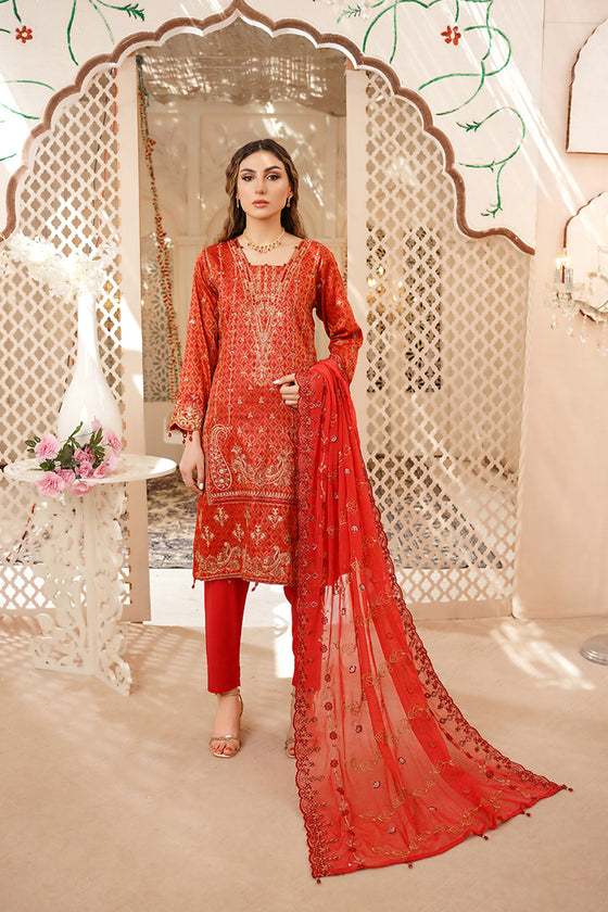 Luxury Festive Jacquard - Unstitched 3Pc