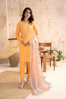  NAYAB-Unstitched-3Pc Cotton Embroidered Suit