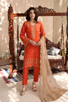 NAYAB-Unstitched-3Pc Cotton Embroidered Suit