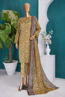  Digital Printed Lawn - 3pc Unstitched