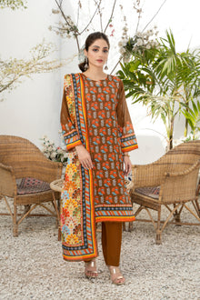  Digital Printed Lawn -Unstitched 3Pc