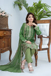 RAABTA-Unstitched-3Pc Cotton Embroidered Suit