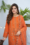 RAABTA-Unstitched-3Pc Cotton Embroidered Suit