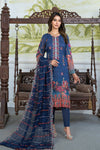 Rangzeb Luxury Chikankari Embroidered Printed Lawn -3pc Unstitched