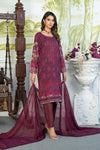 Rangzeb Luxury Chikankari Embroidered Printed Lawn -3pc Unstitched