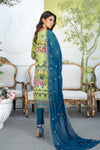 Rangzeb Luxury Chikankari Embroidered Printed Lawn -3pc Unstitched