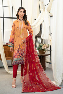  Rangzeb Luxury Chikankari Embroidered Printed Lawn -3pc Unstitched