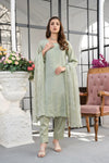 RIWAYAT-Unstitched-3Pc Cotton Embroidered Suit