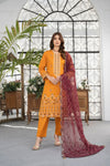 RIWAYAT-Unstitched-3Pc Cotton Embroidered Suit