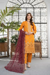 RIWAYAT-Unstitched-3Pc Cotton Embroidered Suit