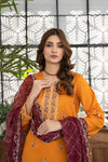 RIWAYAT-Unstitched-3Pc Cotton Embroidered Suit