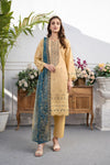 RIWAYAT-Unstitched-3Pc Cotton Embroidered Suit