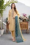 RIWAYAT-Unstitched-3Pc Cotton Embroidered Suit