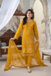 SANGEET-3PC UNSTITCHED EMBROIDERED SUITS