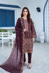 Silsila-E-Husn-Unstitched-3Pc Embroidered Cotton Suit