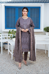 Silsila-E-Husn-Unstitched-3Pc Embroidered Cotton Suit