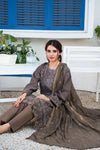 Silsila-E-Husn-Unstitched-3Pc Embroidered Cotton Suit