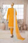 UMEED-Unstitched-3Pc Cotton Embroidered Suit