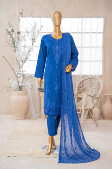  UMEED-Unstitched-3Pc Cotton Embroidered Suit