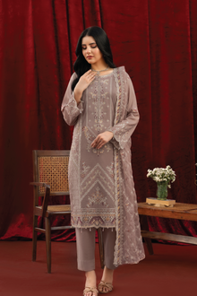  KHAAS EXCLUSIVE UNSTITCHED-3PC LUXURY FINE SWISS FESTIVE EDIT