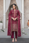 KAHANI - 3PC UNSTITCHED JACQUARD EMBROIDERED SUITS