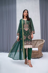 Zeenat -Unstitched-3Pc Embroidered Cotton Suit