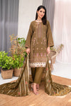 Zeenat -Unstitched-3Pc Embroidered Cotton Suit