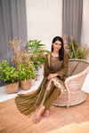 Zeenat -Unstitched-3Pc Embroidered Cotton Suit