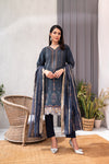 Zeenat -Unstitched-3Pc Embroidered Cotton Suit