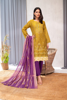  Zeenat -Unstitched-3Pc Embroidered Cotton Suit