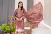 Zeenat -Unstitched-3Pc Embroidered Cotton Suit