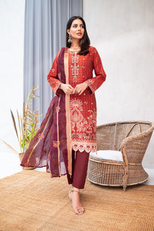  Zeenat -Unstitched-3Pc Embroidered Cotton Suit