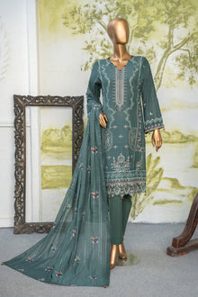  Zarin -Unstitched-3Pc Embroidered Cotton Suit