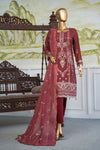 Zarin -Unstitched-3Pc Embroidered Cotton Suit