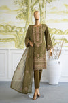 Zarin -Unstitched-3Pc Embroidered Cotton Suit