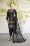 Zarin -Unstitched-3Pc Embroidered Cotton Suit