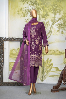  Zarin -Unstitched-3Pc Embroidered Cotton Suit