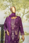 Zarin -Unstitched-3Pc Embroidered Cotton Suit