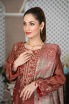 TAMANNA - Unstitched 3Pc Embroidered Cotton Suit